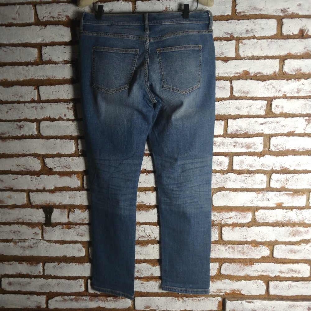 NWT Banana Republic Denim Girlfriend Jean Distress - Picture 12 of 13